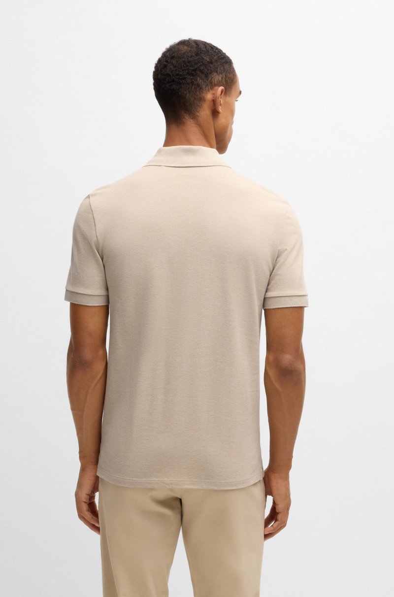 Hugo Boss Polo Pallas Regular Fit De Algodón Con Logo Bordado