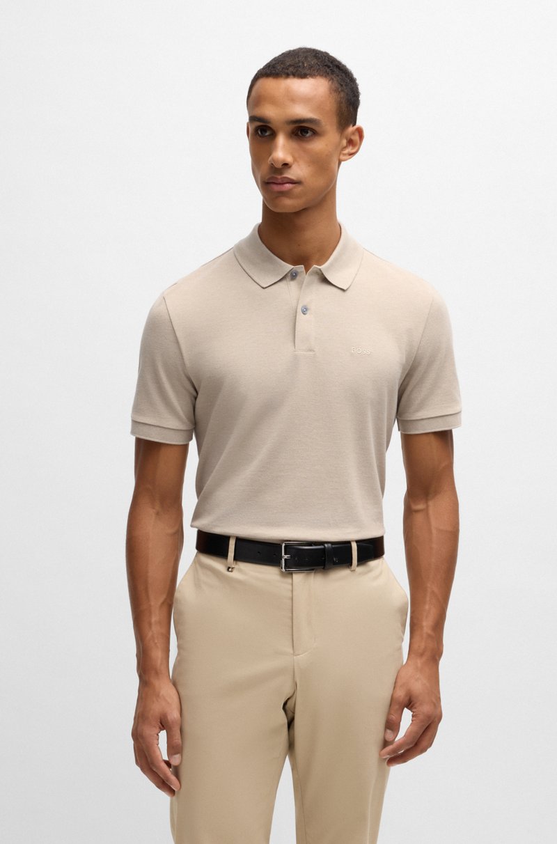 Hugo Boss Polo Pallas regular fit de algodón con logo bordado
