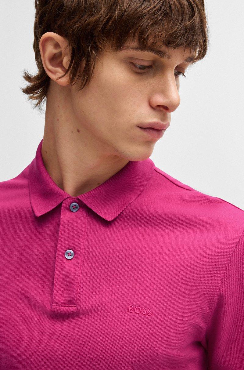 Hugo Boss Polo Pallas Regular Fit De Algodón Con Logo Bordado