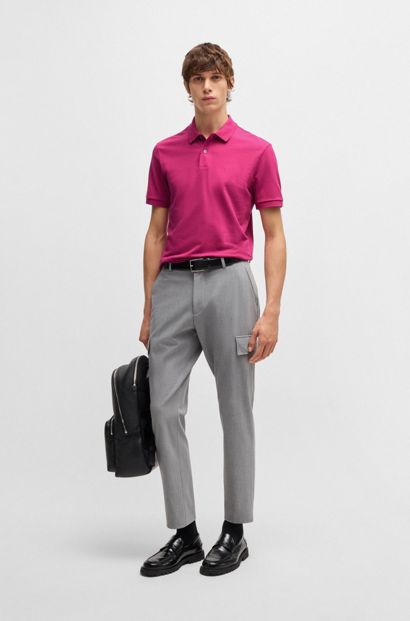Hugo Boss Polo Pallas Regular Fit De Algodón Con Logo Bordado