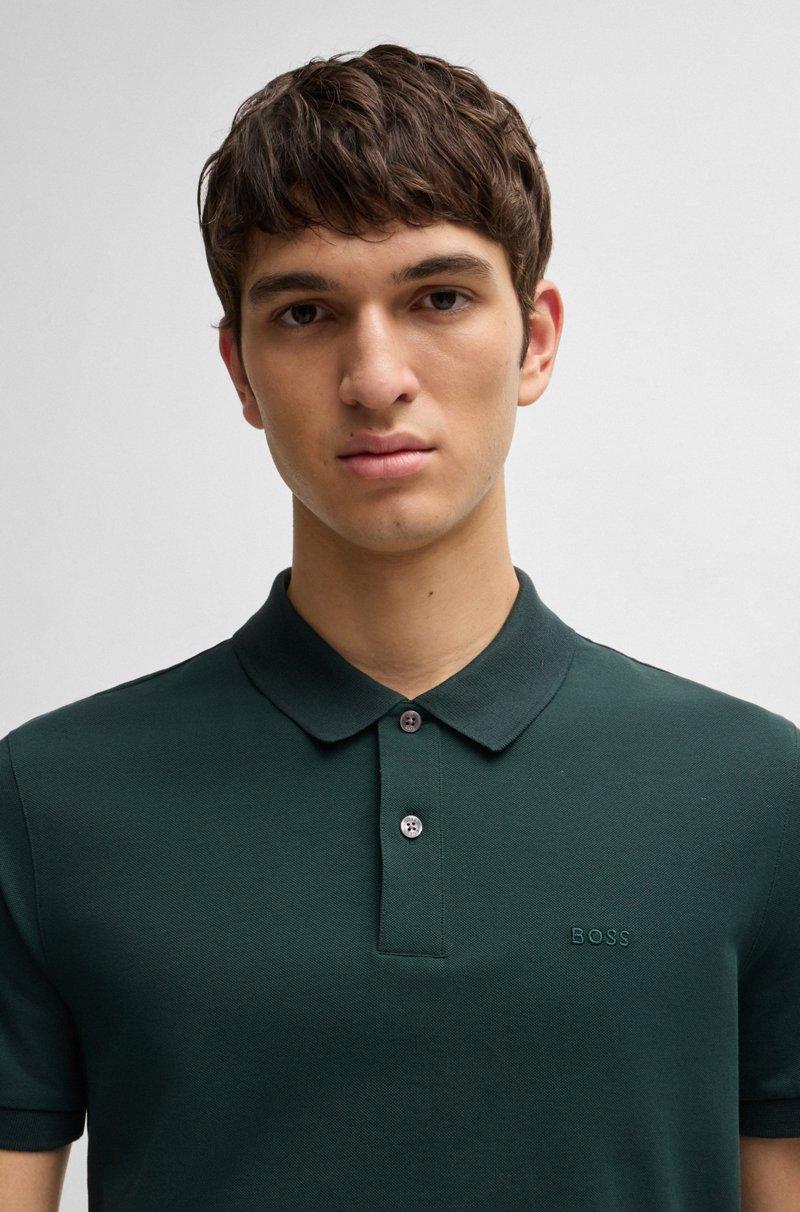 Hugo Boss Polo Pallas Regular Fit De Algodón Con Logo Bordado