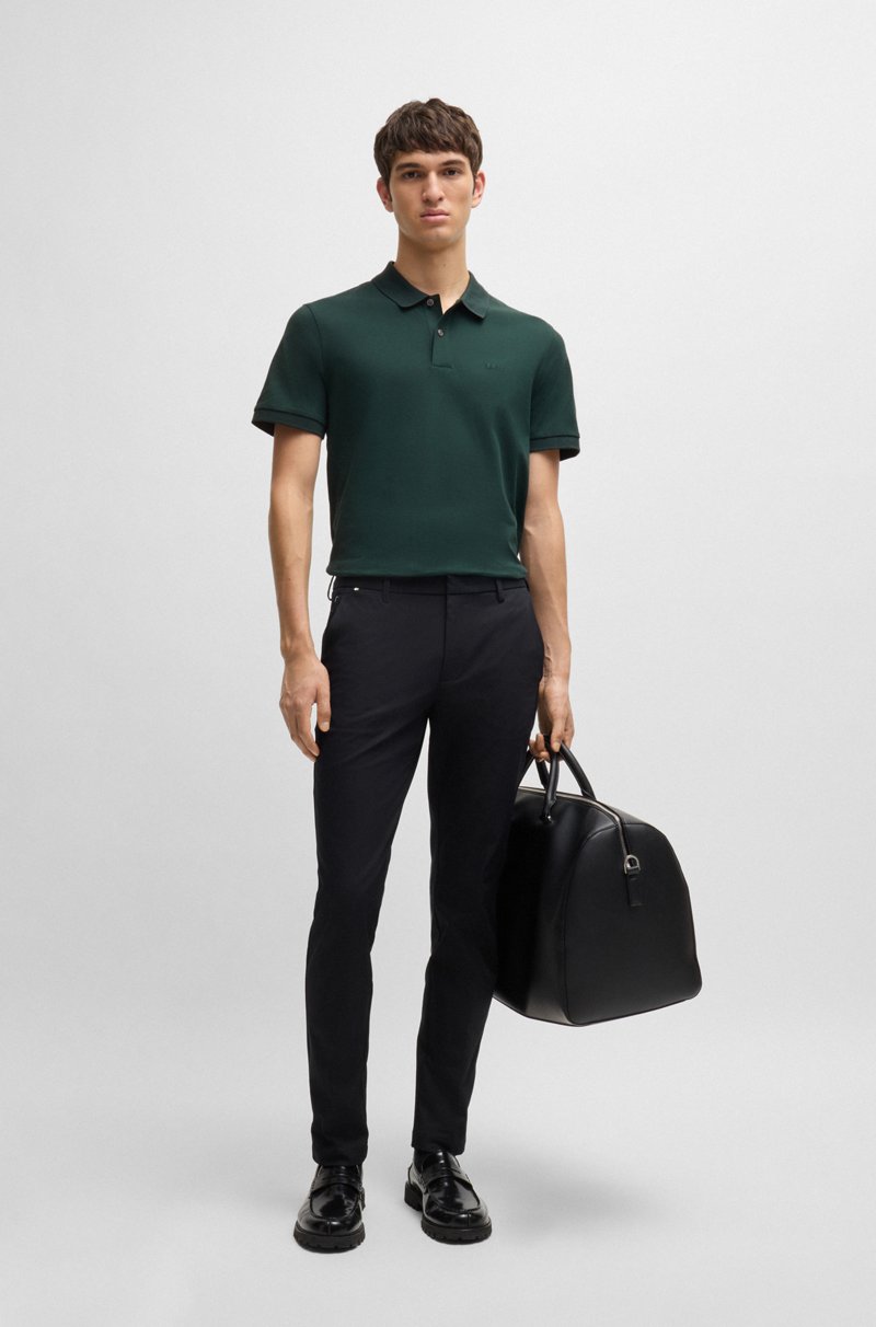 Hugo Boss Polo Pallas Regular Fit De Algodón Con Logo Bordado