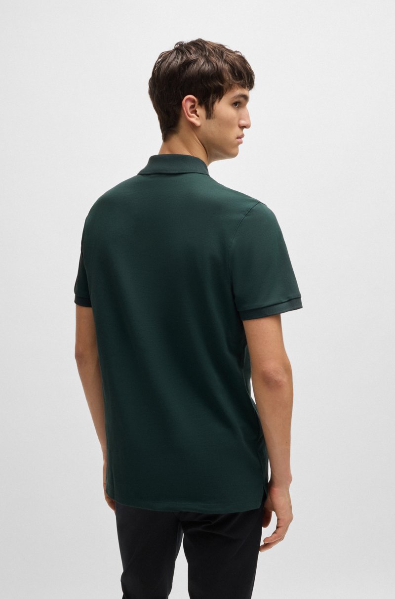 Hugo Boss Polo Pallas Regular Fit De Algodón Con Logo Bordado