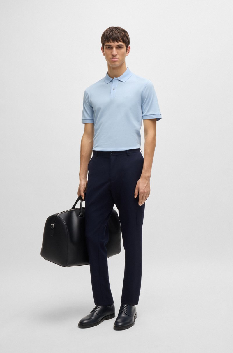 Hugo Boss Polo Pallas Regular Fit De Algodón Con Logo Bordado
