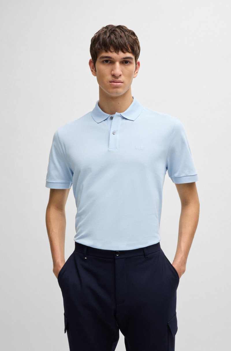 Hugo Boss Polo Pallas regular fit de algodón con logo bordado