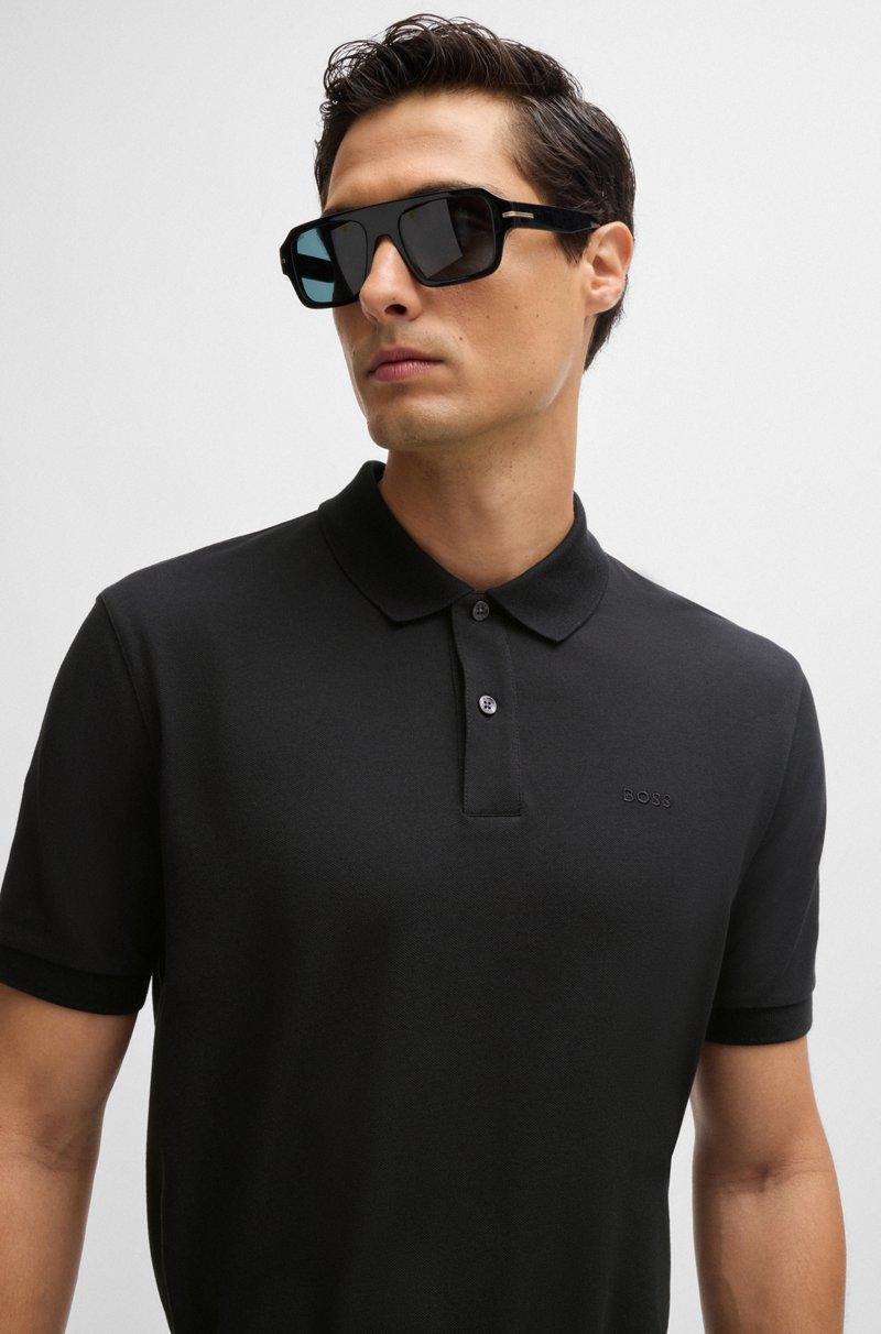 Hugo Boss Polo Pallas Regular Fit De Algodón Con Logo Bordado