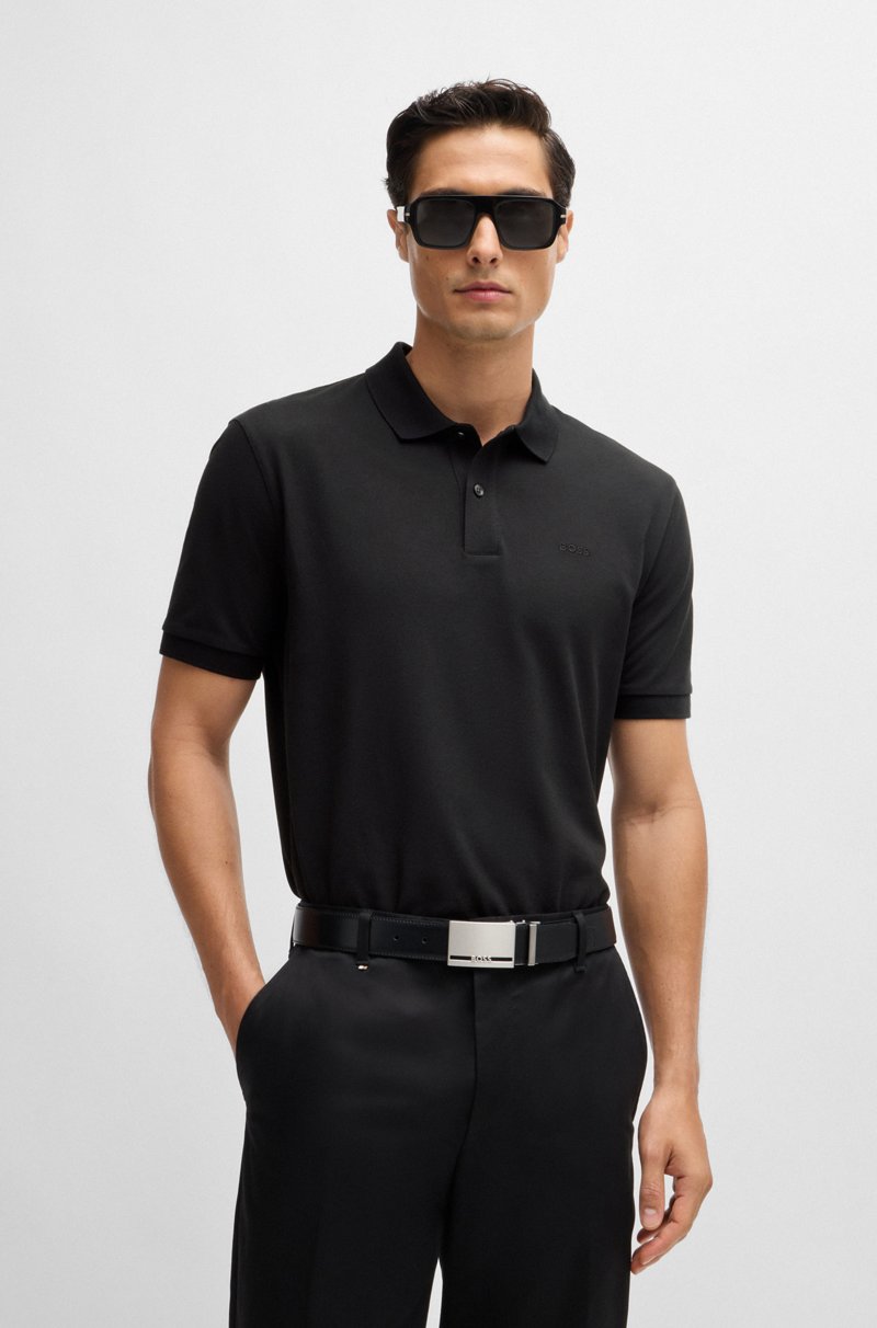 Hugo Boss Polo Pallas regular fit de algodón con logo bordado
