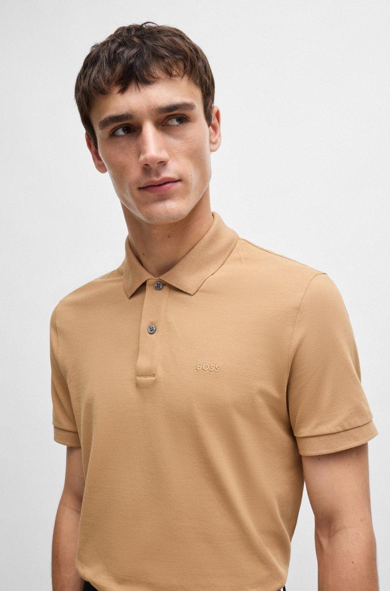 Hugo Boss Polo Pallas Regular Fit De Algodón Con Logo Bordado