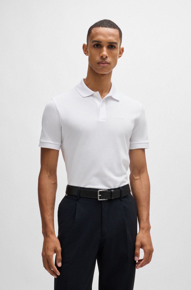 Hugo Boss Polo Pallas regular fit de algodón con logo bordado