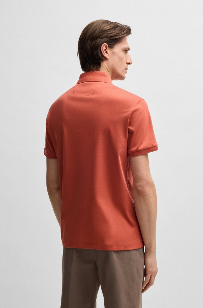 Hugo Boss Polo Regular Fit De Algodón Italiano Mercerizado