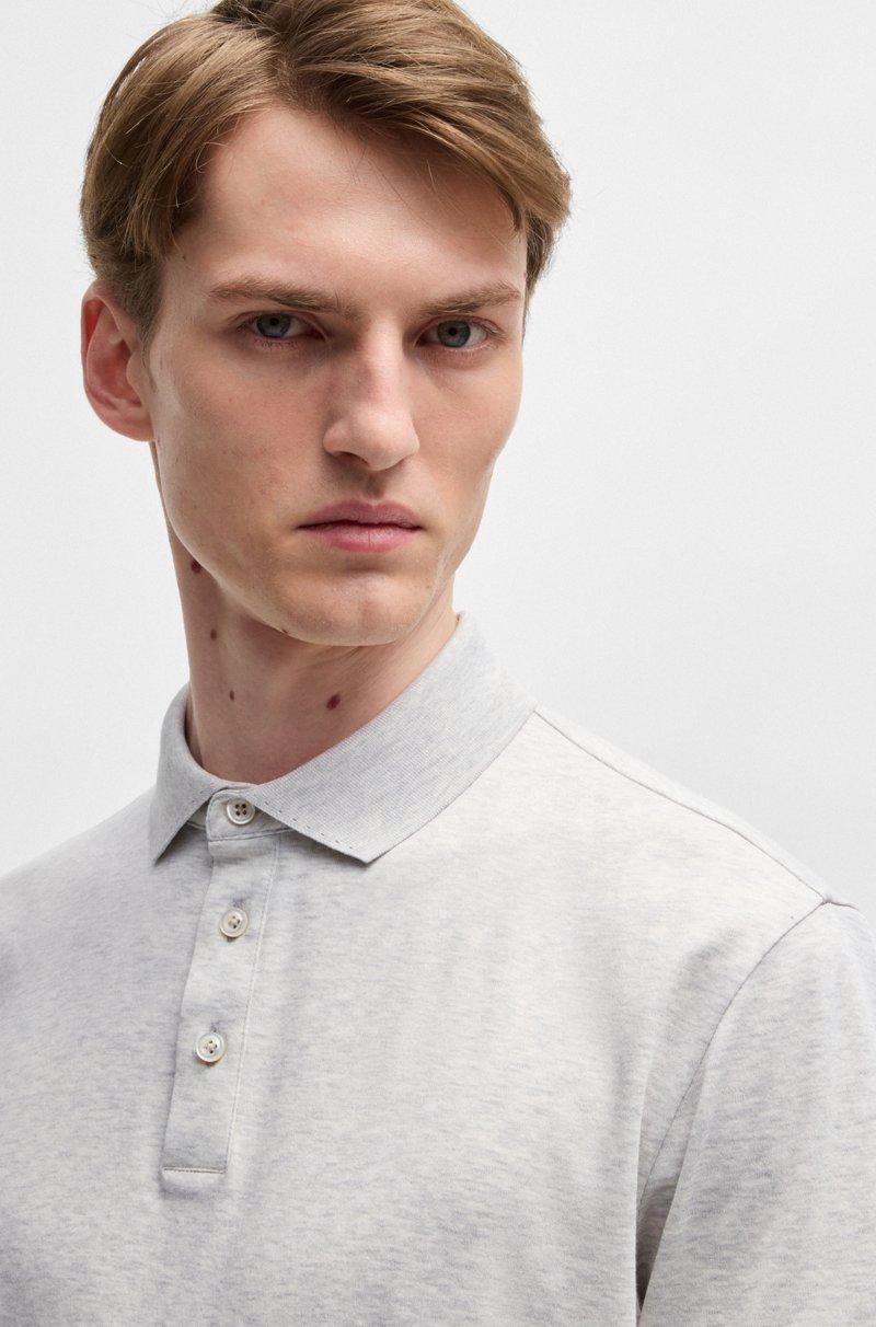 Hugo Boss Polo Regular Fit De Algodón Italiano Mercerizado