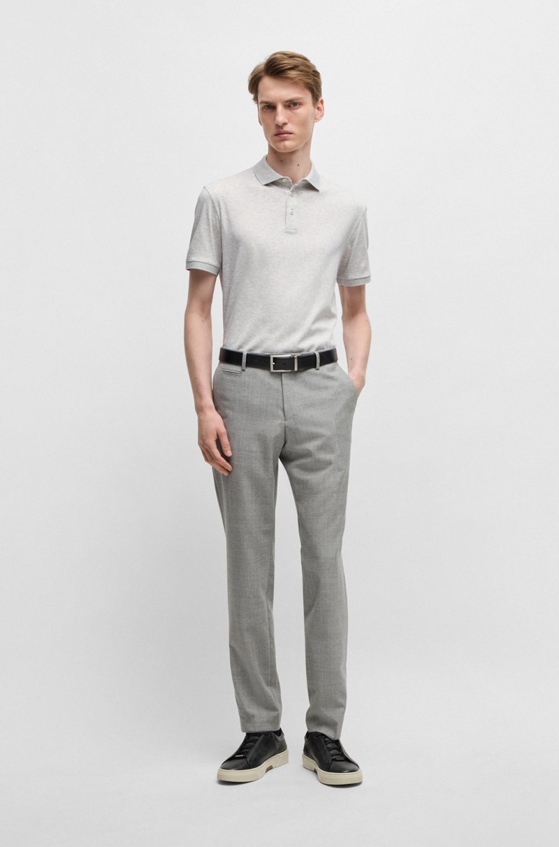Hugo Boss Polo Regular Fit De Algodón Italiano Mercerizado