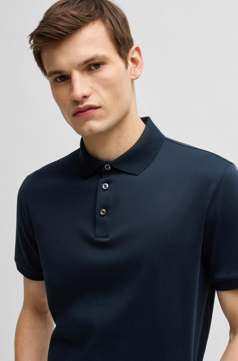 Hugo Boss Polo Regular Fit De Algodón Italiano Mercerizado