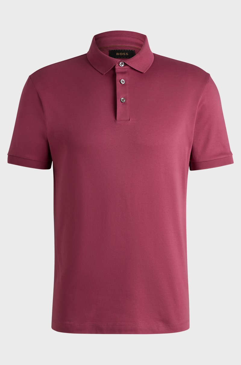 Hugo Boss Polo regular fit de algodón italiano mercerizado