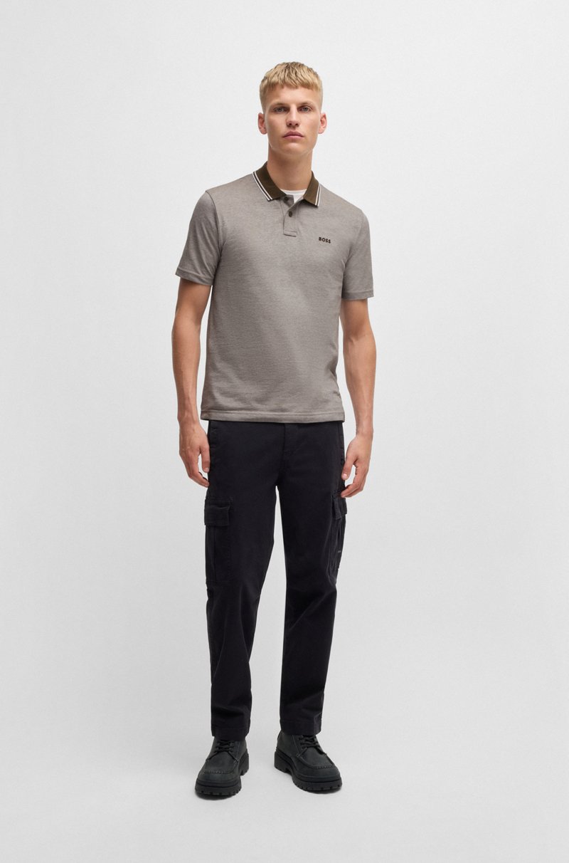 Hugo Boss Polo Relaxed Fit De Piqué De Algodón Oxford