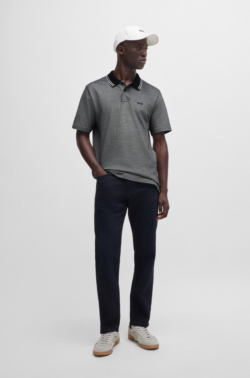 Hugo Boss Polo Relaxed Fit De Piqué De Algodón Oxford
