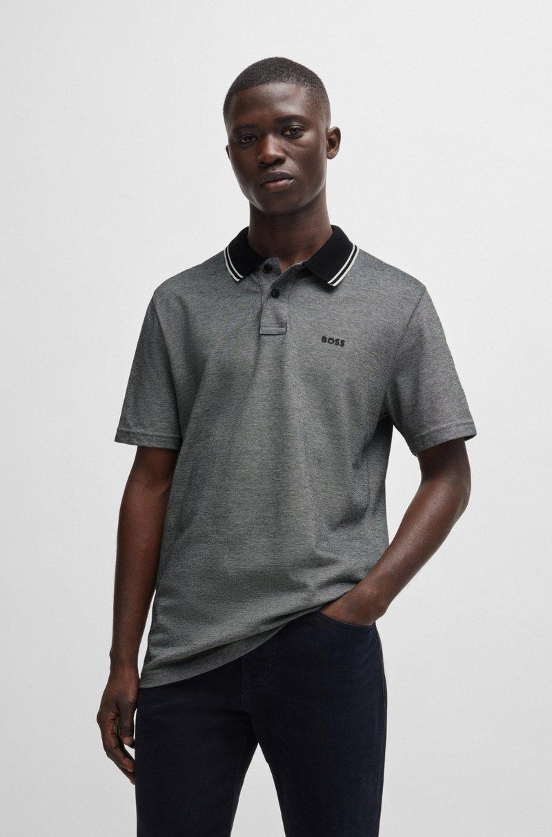 Hugo Boss Polo relaxed fit de piqué de algodón Oxford