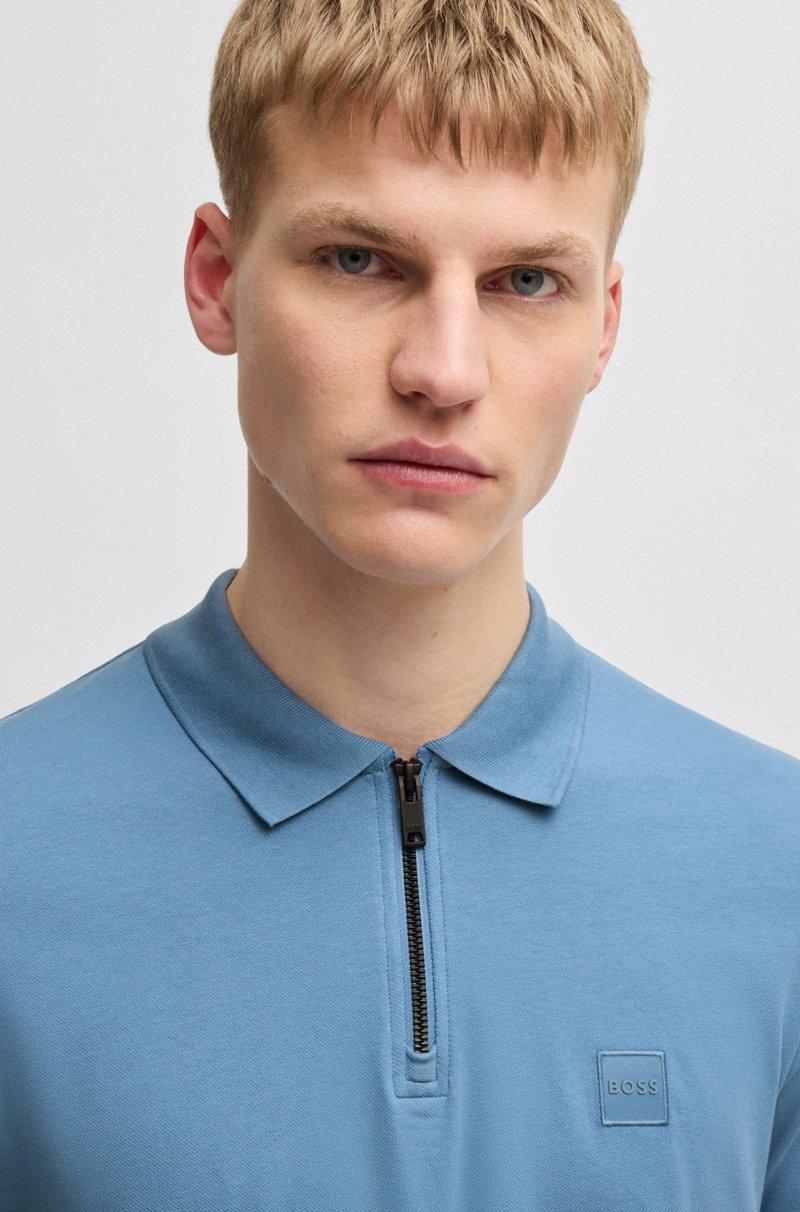 Hugo Boss Polo Tejido Slim Fit De Piqué De Algodón Elástico