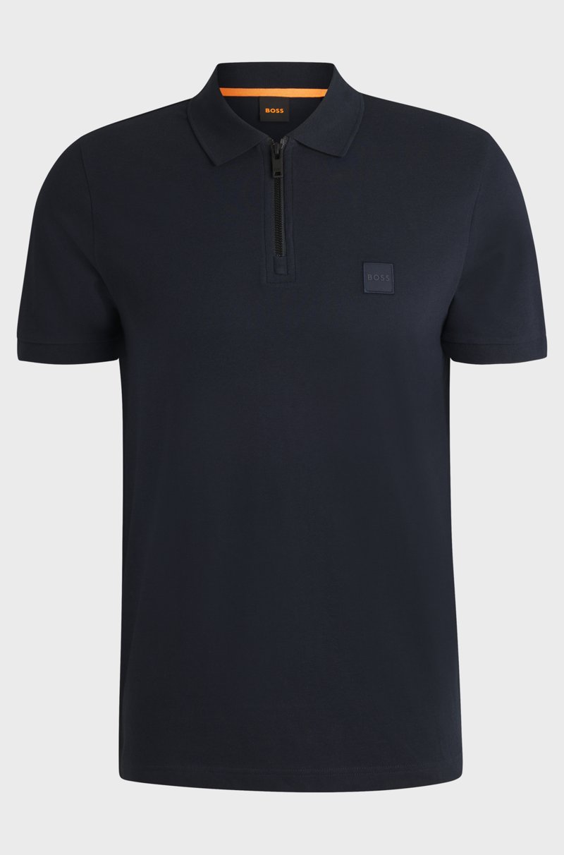 Hugo Boss Polo tejido slim fit de piqué de algodón elástico
