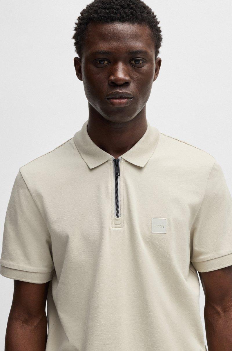 Hugo Boss Polo Tejido Slim Fit De Piqué De Algodón Elástico