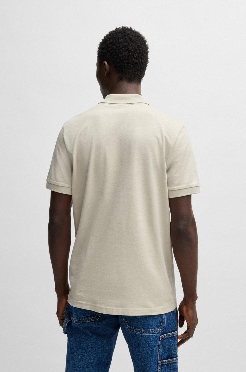 Hugo Boss Polo Tejido Slim Fit De Piqué De Algodón Elástico