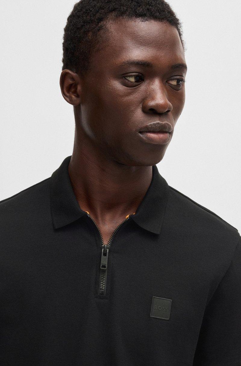 Hugo Boss Polo Tejido Slim Fit De Piqué De Algodón Elástico