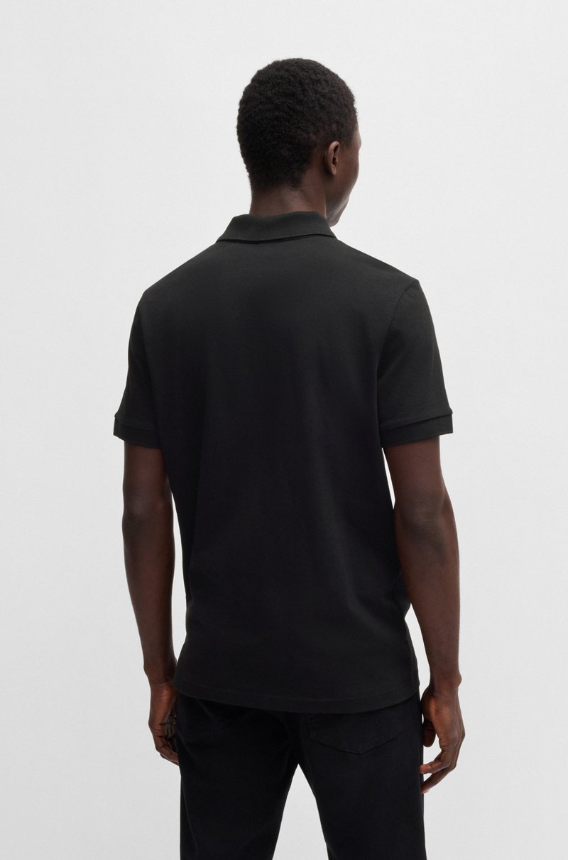 Hugo Boss Polo Tejido Slim Fit De Piqué De Algodón Elástico
