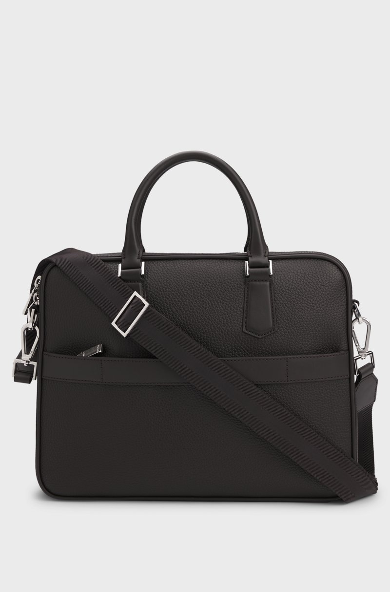 Hugo Boss Portadocumentos De Piel Italiana Con Detalles De La Marca