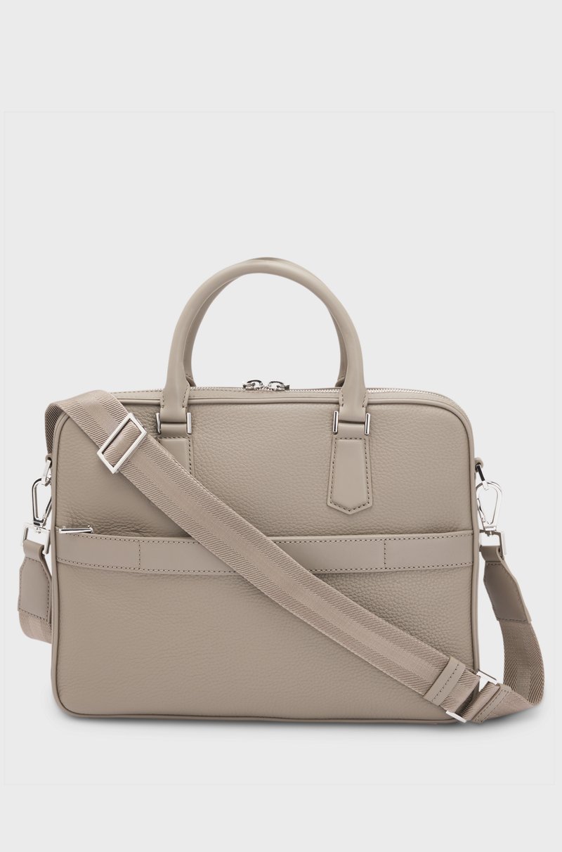 Hugo Boss Portadocumentos De Piel Italiana Con Detalles De La Marca