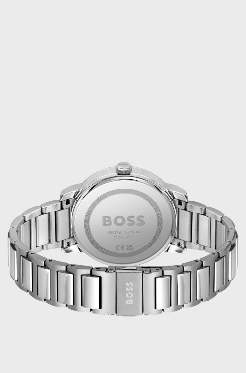 Hugo Boss Reloj Con Esfera Verde Y Pulsera De Eslabones En H