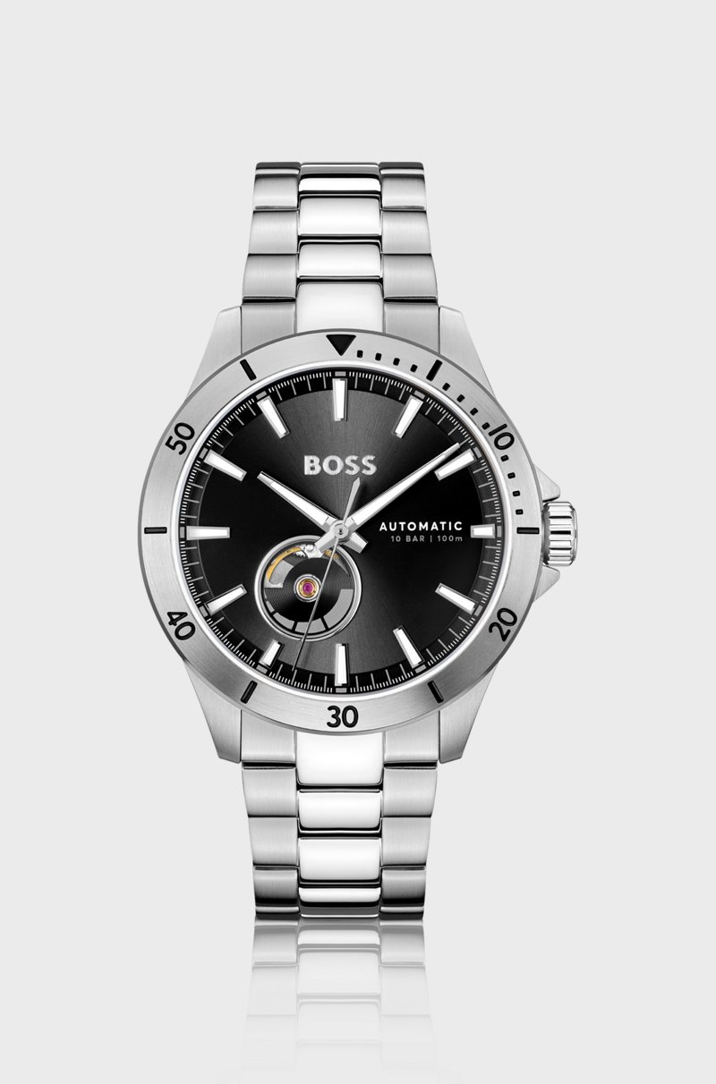 Hugo Boss Reloj de acero inoxidable con mecanismo automático japonés Hugo Boss Reloj de acero inoxidable con mecanismo automático japonés