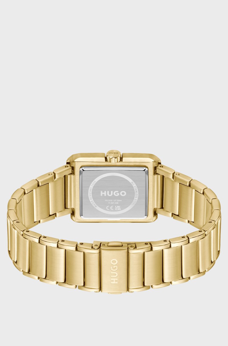 Hugo Boss Reloj En Tono Dorado Con Pulsera De Eslabones
