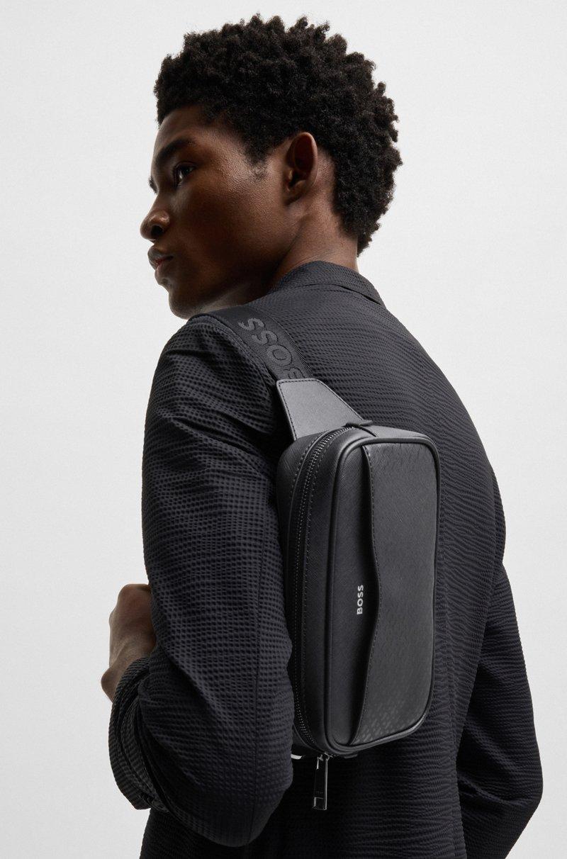 Hugo Boss Riñonera Con Estructura Y Estampado De Monograma