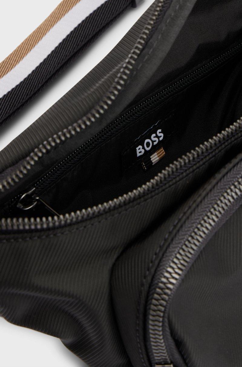Hugo Boss Riñonera Con Estructura Y Logo En Contraste