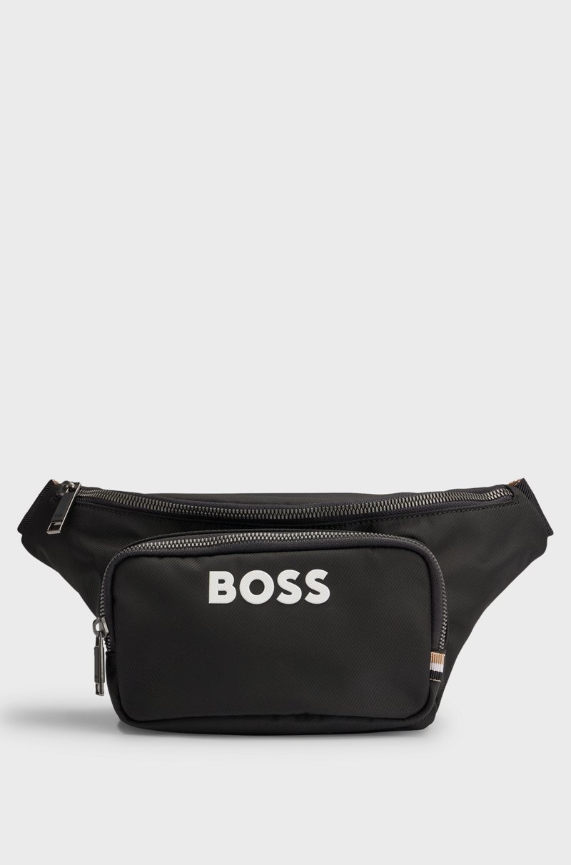 Hugo Boss Riñonera con estructura y logo en contraste