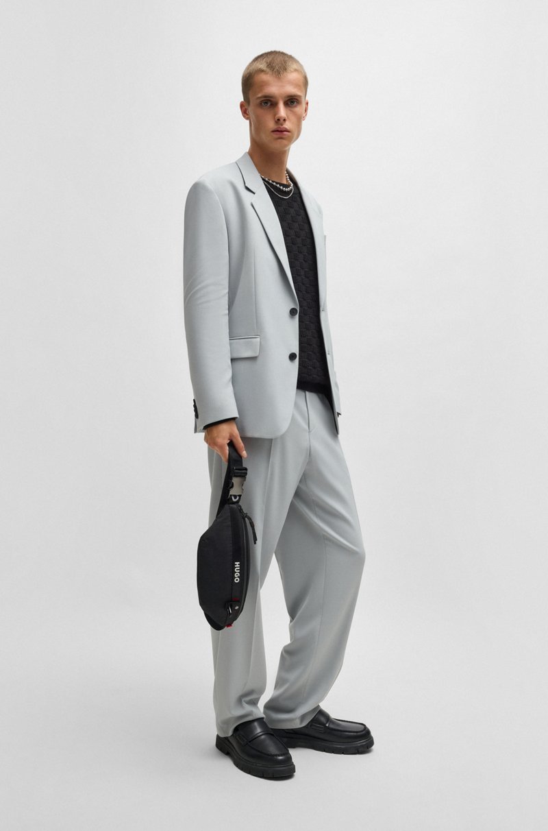 Hugo Boss Riñonera Con Logo En Contraste Y Correa Ajustable