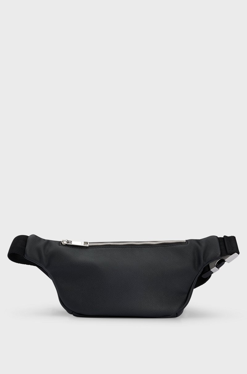 Hugo Boss Riñonera De Piel Sintética Granulada Con Logotipo Grabado