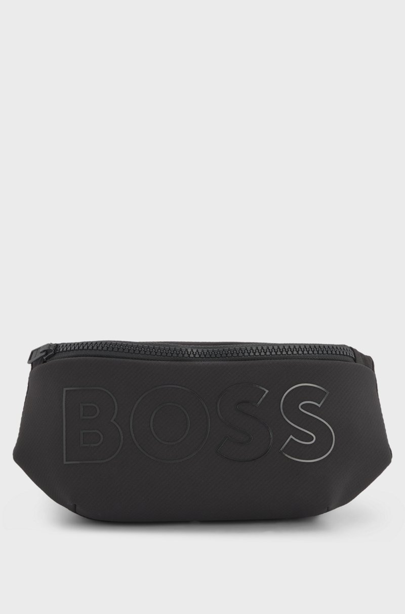 Hugo Boss Riñonera para niños en tejido antidesgarros con logo de silicona