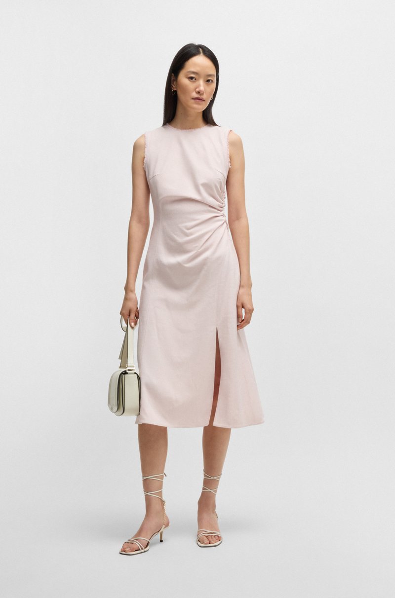 Hugo Boss Sandalias De Piel Con Cadena En Tono Dorado