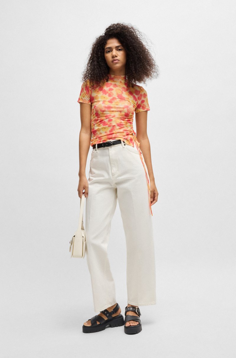 Hugo Boss Sandalias De Piel Con Tira Con Hebilla Y Suela Gruesa