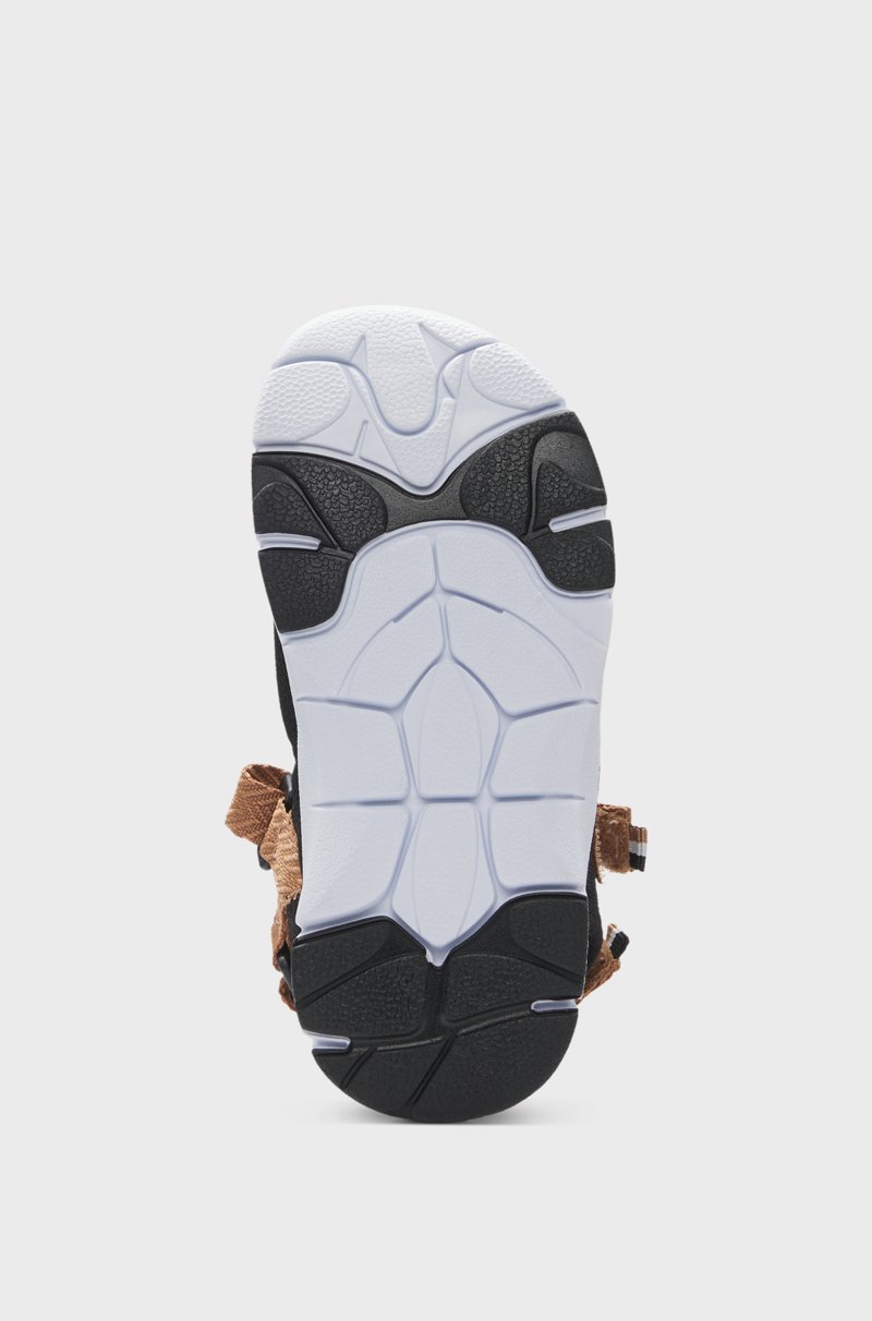 Hugo Boss Sandalias Para Niños Con Tiras Con Cierre Por Contacto Con Detalles De La Marca