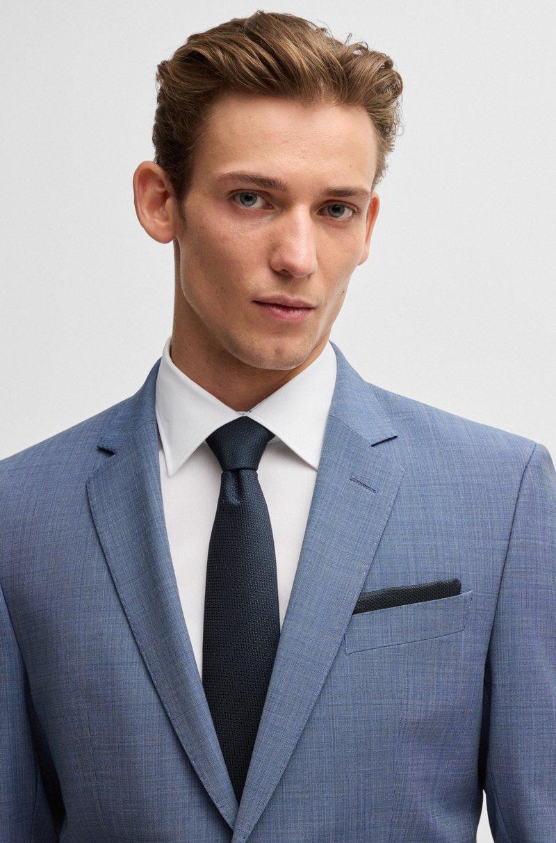 Hugo Boss Set De Corbata De Jacquard Y Pañuelo De Bolsillo