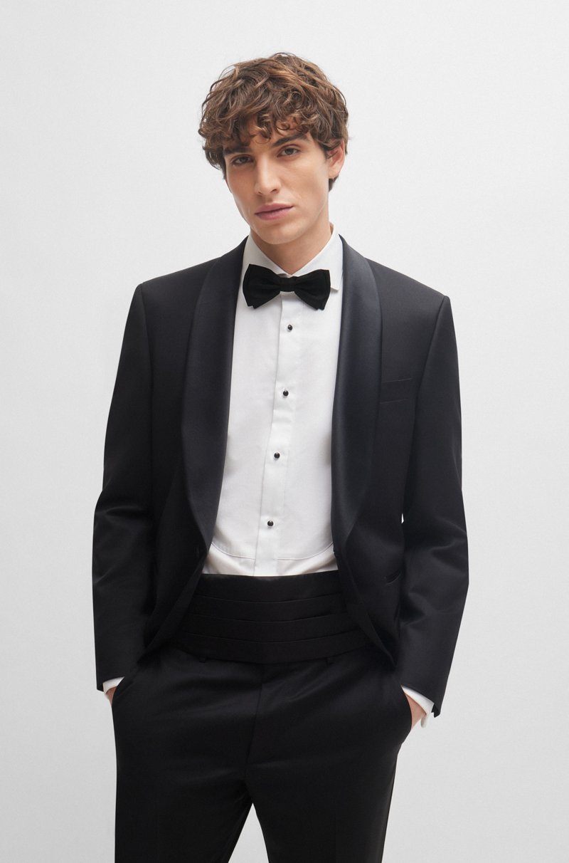 Hugo Boss Set De Fajín Y Pajarita De Seda Para Regalo