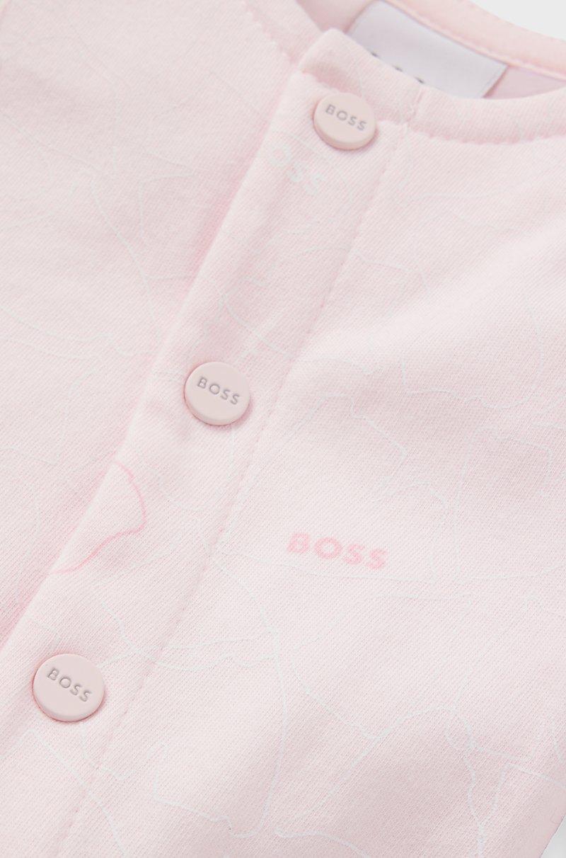 Hugo Boss Set De Pijama Y Diadema En Caja De Regalo Para Bebé