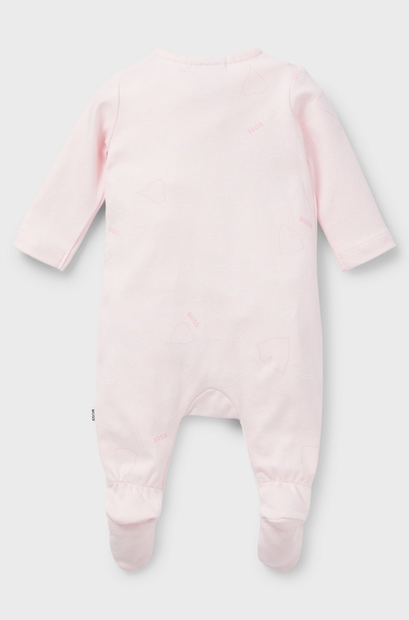 Hugo Boss Set De Pijama Y Diadema En Caja De Regalo Para Bebé