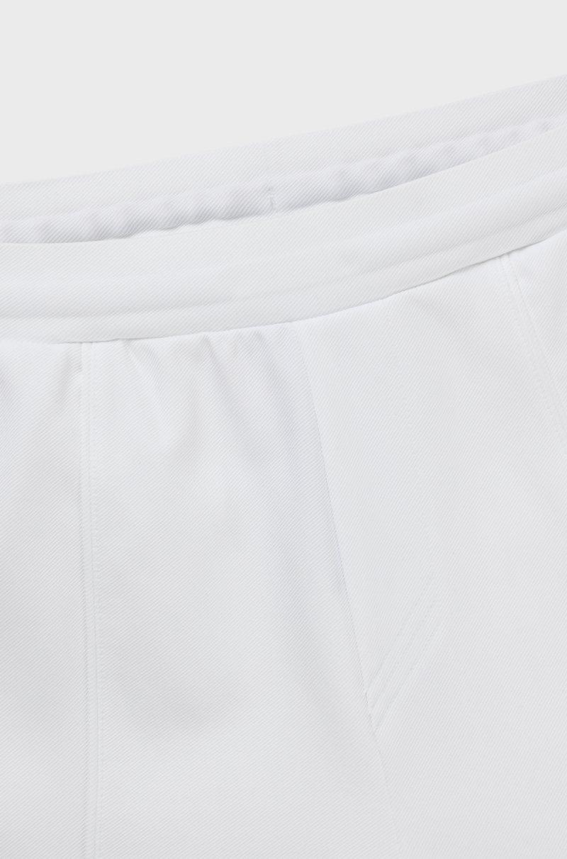 Hugo Boss Shorts Activos En Tejido De Gabardina Elástico Con Control De La Humedad