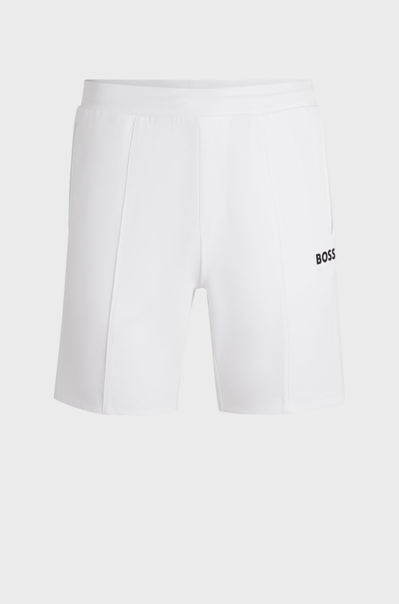 Hugo Boss Shorts activos en tejido de gabardina elástico con control de la humedad