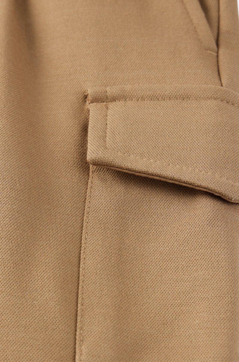 Hugo Boss Shorts Cargo Para Niños En Tejido Elástico Con Cintura Con Cordón