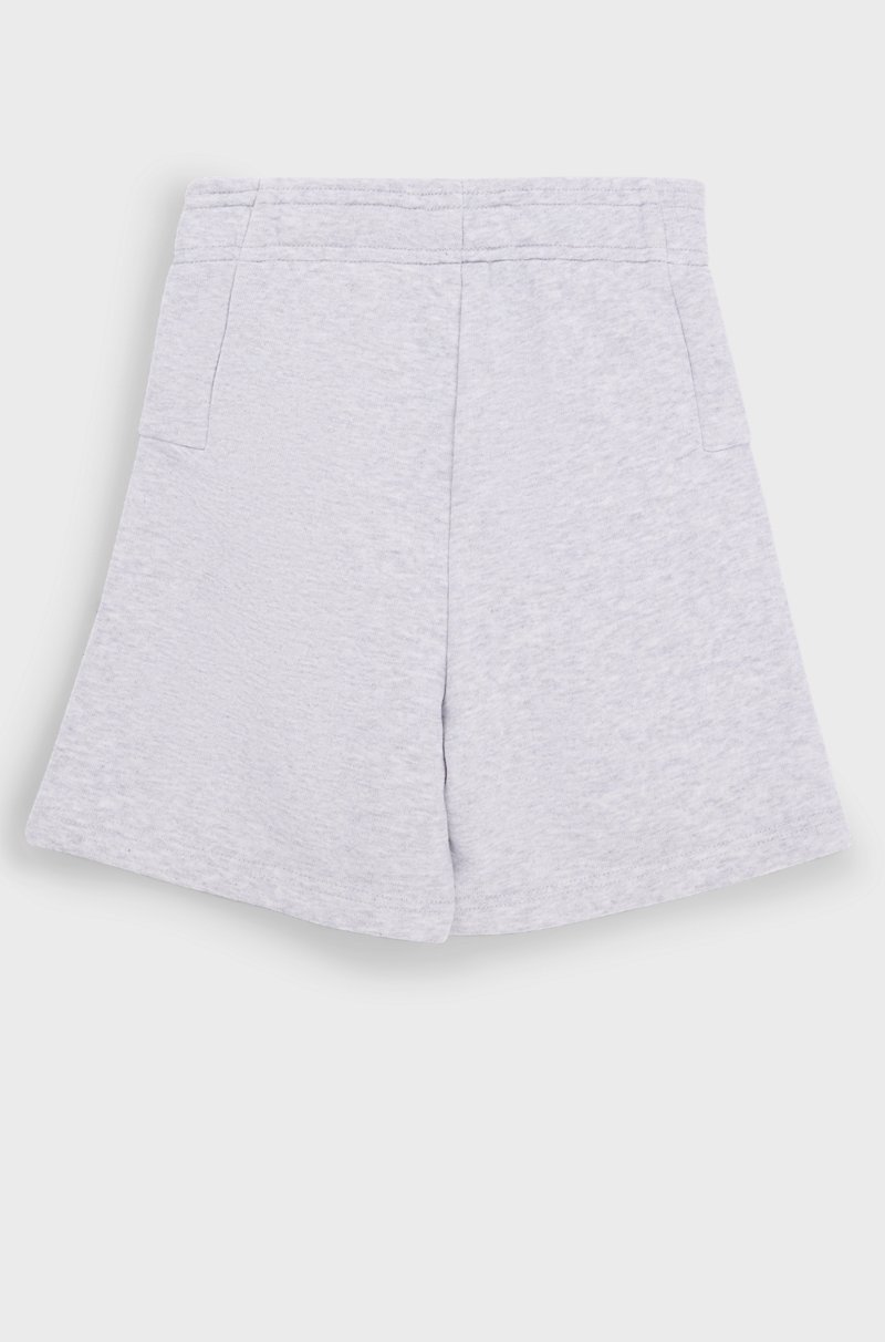 Hugo Boss Shorts De Forro Polar Con Logo Estampado En Alta Definición Para Niños