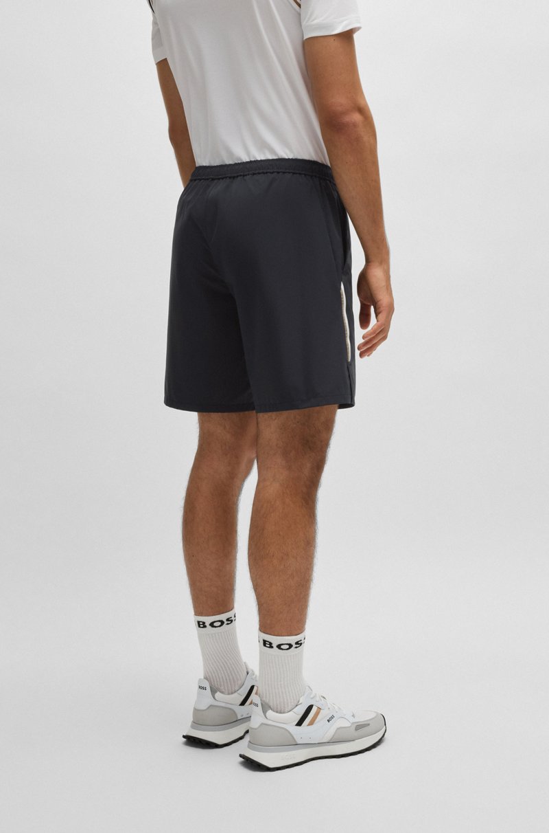 Hugo Boss Shorts De Tenis Activos En Tejido Multielástico